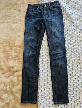 Mavi Jeans Alissa High Rise Super Skinny Dark Wash Indigo Jeans Size 27/32
